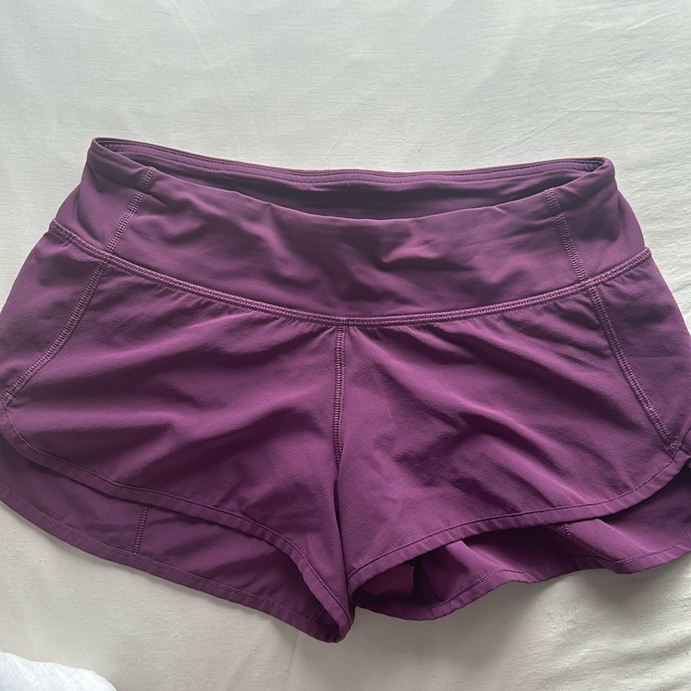 Lululemon purple shorts